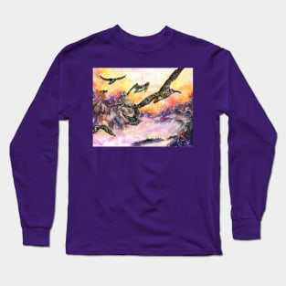 Eskimo Curlew and Plovers Long Sleeve T-Shirt